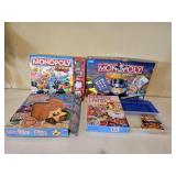 Electronic Monopoly, Monopoly Jr, Candy Land &
