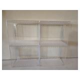(4) Hard Plastic DVD Cases