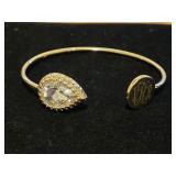 Gold Stiff Bracelet