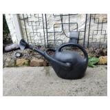 Large Black Watering Can