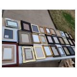 Plastic coat full of photo frames