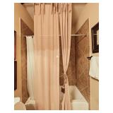 Burlap Shower Curtain
