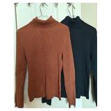 Chicos Turtlenecks S/XS Silk Blend