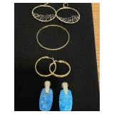 (3) Prs Earrings & Bracelet