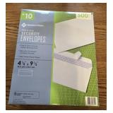 Box of 4 1/8"ï¿½ 9 1/2" Envelopes