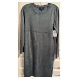 NWT Joh Round Neck Suede Dress XS