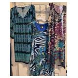 3 Print Womenï¿½s Dresses 6, 8, PL