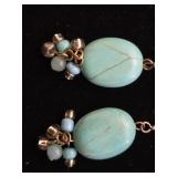 Pair of Turquoise Earrings