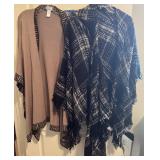 2 Womenï¿½s Shawls One Size