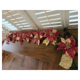 Glittery Poinsettia Decor