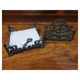 Iron Napkin Holders