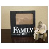 Willow Tree Grandfather + Family Frame