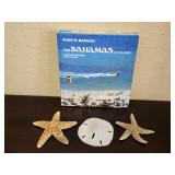 Bahamas Book, (2) Starfish & Sand Dollar