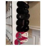 Sz,7 Lot Of Slippers & Flip Flops For Women