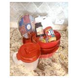 Red Picnic Accessories