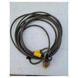 30 foot cable lock with master lock and key.