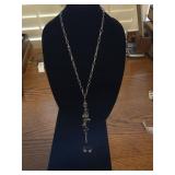 26" Charm Necklace & Earrings