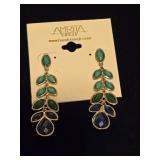 NWT Blue/Green Dangling Earrings