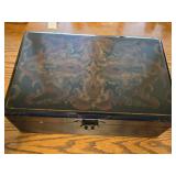Vintage Wooden Jewelry Box