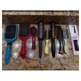 Lots Of Hair Brushes