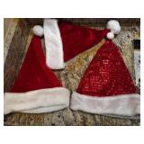 Christmas Santa Hats & Bulb Necklaces
