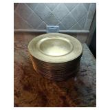 (20) Gold Decorative Plate Setting