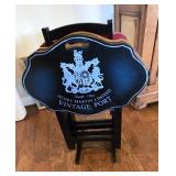 Wine Theme Wooden TV Tray Set