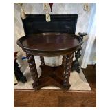 Solid Wood Round Spindle Leg Table