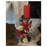 29" Heavy Pedestal Candle Holder w/Flameless