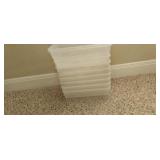 (8) Clear Shoe Boxes No Lids