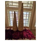 (2) Gold Cones