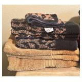 Gold & Brown Towels, Hand Towels, Wash Cloths