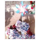Assorted 4th of July and America decorations.An