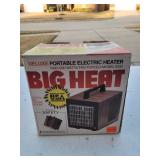 Deluxe portable electric heater big heat