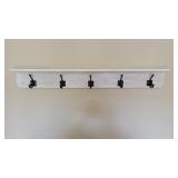 Shelving w Hanging Hooks