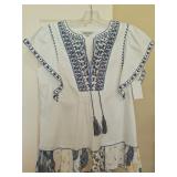 NWT John Mark Cotton Blouse XS