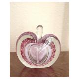 Glass Heart Perfume Bottle