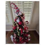 52" Whimsical Lighted Decorated Christmas Tree