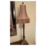 Cute Lamp with Fringed Shade