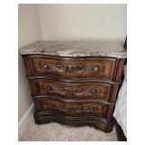 French Style Bedside Table w/Outlets