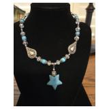 Sterling Silver Turquoise Beaded Necklace & 2