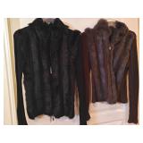 Faux Fur Sweaters Sz Med.