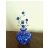 Blown Glass Perfume Bottle w/ Stopper