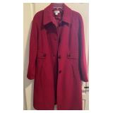 Preston & York Wool Lining Size 8 Trench Coat