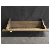 Vintage Wooden Wall Shelf 20"