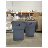 (2) Genuine Joe brand Trash Bins As is