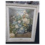Renoir Inspired "Large Vase Of Flowers" Painting