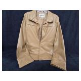 Ladies Giacca Tan Jacket Sz Large