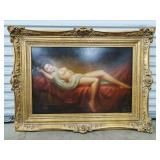 Larry Vincent Garrison Oil Panting Nude Woman