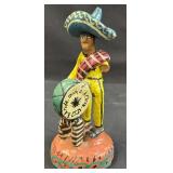 VTG Mariachi Ceramic Figure Mexican Folk Art 8"